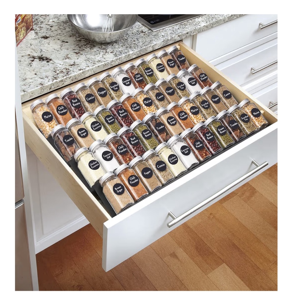 DEWVIE Amazon Expandable Drawer Organizer Spice Rack